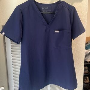 Figs Technical Collection Catarina one pocket scrub Top navy blue